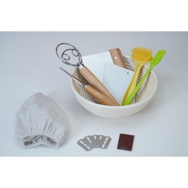 Premium Sourdough Bread Proofing Basket Set – Round Banneton with Liner & Bread Making Tools – Natural Rattan Dough Proofing Kit for Artisan Baking