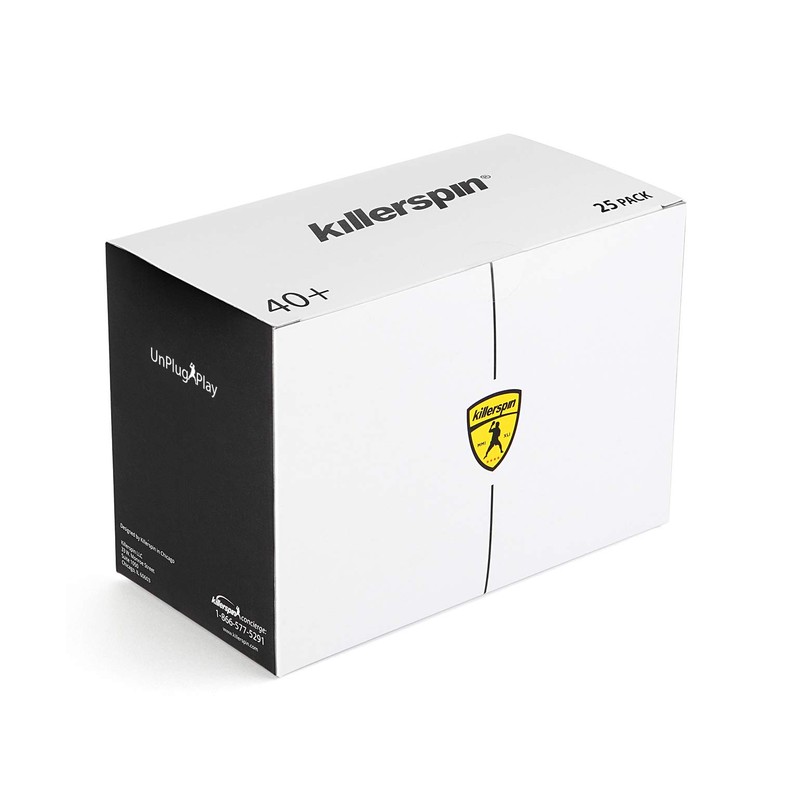 Killerspin 25 Pack - Training Balls 40+ (White)