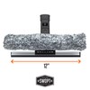 SWOPT 12" Combination Squeegee Head - Blade With Detachable Microfiber