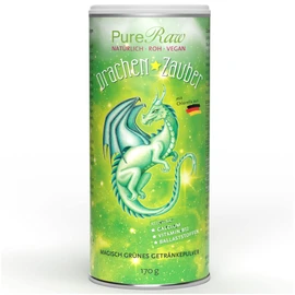 Dragon Magic Drink Powder Made of Fibre Powder Nutriose Calcium Chlorella (Vegan) Fibre Drink Calcium Algae Resistant Strength Drink Powder - Resistant Starch Fibre Powder | PureRaw 170 g