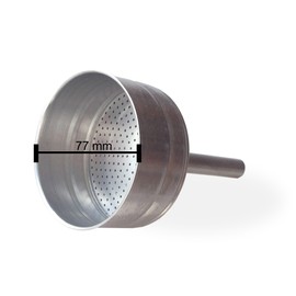 Cuisinox Stainless Steel Roma, Alpha, Bella and Milano Stovetop Espresso Coffee Maker Replacement Funnel Filter, 10-Cup Size