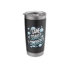 I Came I Soaked I Conquered, Bubble Bath Stainless Steel Insulated Tumbler