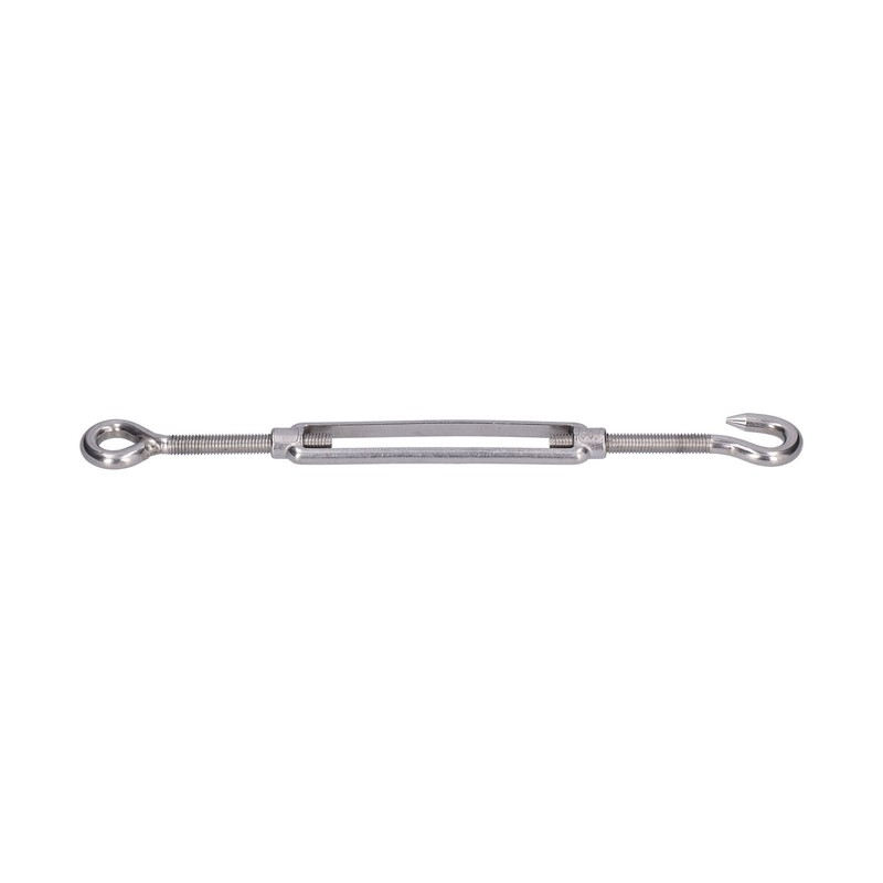 5Pcs Turnbuckle Hook and Eye Wire Rope Tension 304 Stainless
