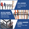 Garden Tool Organizer, Yard Tools Rack Holds 55 Long-Handled Tools/Rakes/Brooms