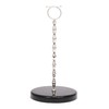 Y Luxe Black-Silver Marble Countertop Paper Towel Holder - Elegant