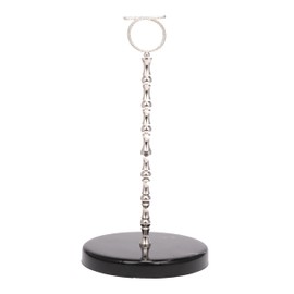 Y Luxe Black-Silver Marble Countertop Paper Towel Holder - Elegant Kitchen/Bathroom Accessory -Standing Paper Towel Holder, Kitchen Paper Towel Roll Holder- for Bathroom Kitchen Countertop