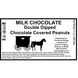 Premium Chocolate Candy 2-13 oz. packages (Milk Chocolate Double Dipped Peanuts)
