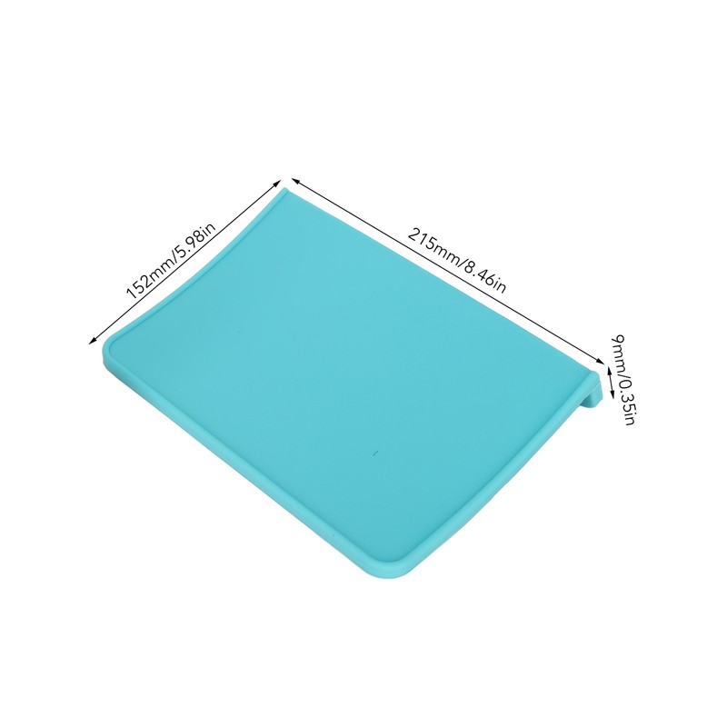 2Pcs Tamping Mat Silicone Coffee Pad with Beech Handle Tamper