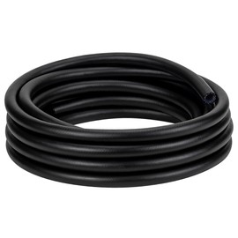 Black Braided Vinyl Tubing 5/8" - 10ft High Pressure Reinforced PVC Tube