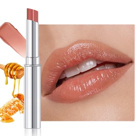 Bálsamo labial marrón claro con tinte miel, brillo labial para mujeres, tinte hidratante transparente para manchas de labios, color labial hidratante para todos los tonos de piel, bálsamo labial
