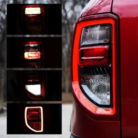 Left Driver Side Tail Light Assembly Compatible for Ford Bronco Sport 2021 2022 2023 2024 2025 LED/Halogen Rear Brake Lamp, Replaces# M1PZ-13405-A