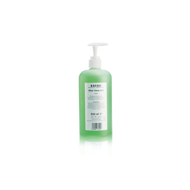 Baehr Beauty Concept Aloe Vera Gel Bottle with Pump 500