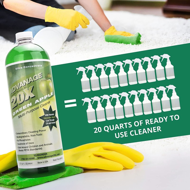 ADVANAGE 20X Multi-Purpose Cleaner Green Apple 2 Pack - Manufacturer