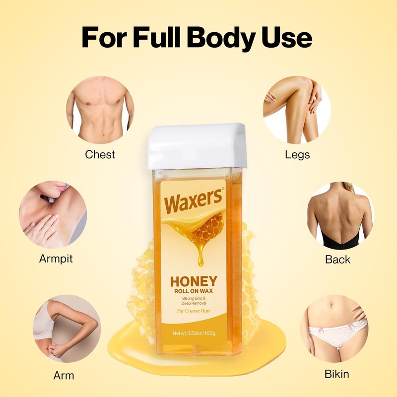 Roll on Wax Kit for Hair Removal at Home Roller