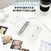 HOLEIMI Seal Notebook, Transparent, A7 Size, 20 Refills, 3 Layers,