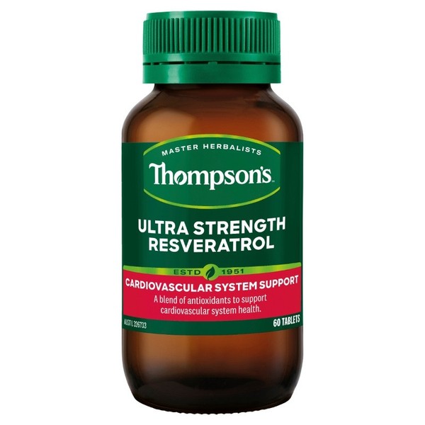 Thompson's Ultra Strength Resveratrol Tab X 60