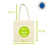 Audrey Tote Bag Made of Environmentally Friendly 100% Natural Cotton,