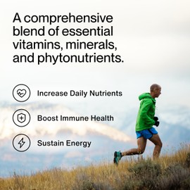 Momentous Essential Multivitamin for Women & Men - Complete Vitamin & Mineral Complex for Athletes & Wellness Enthusiasts - GMO- & Gluten-Free - NSF Certified for Sport - 30 Servings
