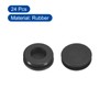 sourcing map 24Pcs Rubber Grommets 3/8" (10mm) Drill Hole, 1/4"