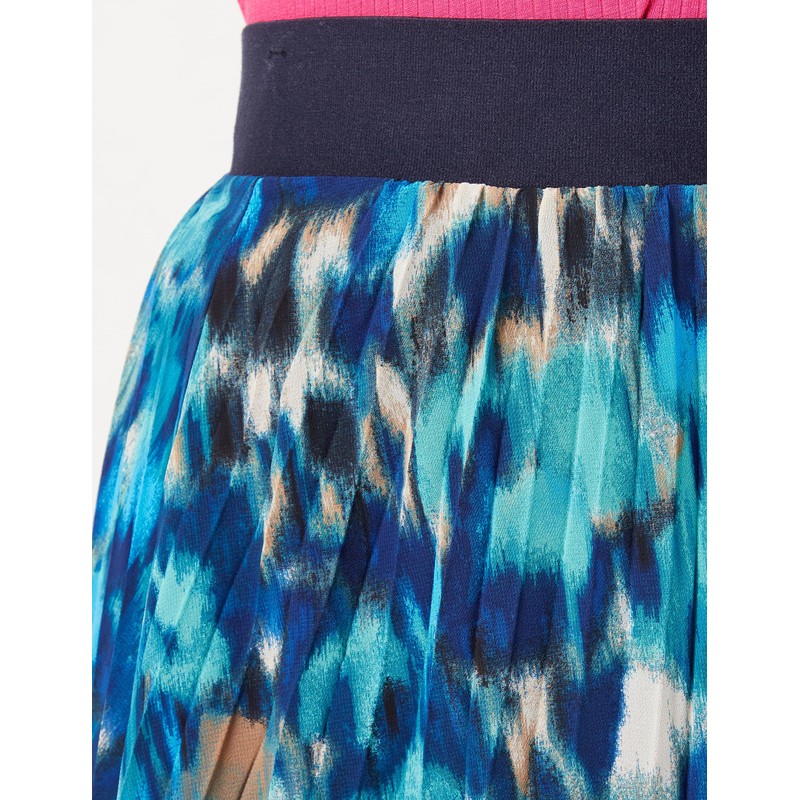 s.Oliver Damen Chiffonrock, Blue, 38