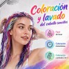 Cera Para Pintar Cabello, Tinte Temporal Para Cabello (Gris)