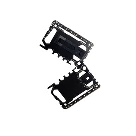 40 in 1 Money Clip Multi Funtion Tool Credit Card Sized EDC for Survival and Everyday Use (Black, Combo 5 in 1 Money Clip Black)