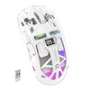 FREEWOLF Gaming Mouse, A2 Transparent RGB White, 2.4G/BT Connection, Wireless