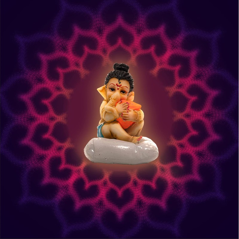 Tarini Gallery God Ganesh Modak Statue Sculpture Idol Figurine Hand