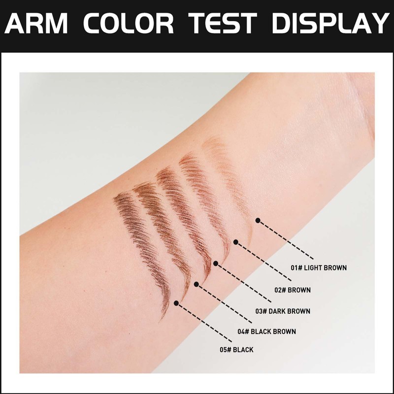 Eyebrow Pen 2-in-1 - Magic Eyebrow Pencil Dual-Ended - Microblading