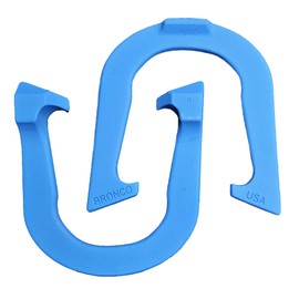 Bronco Professional Pitching Horseshoes- USA Made (Blue- Single Pair (2 Shoes))