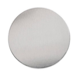 ABBECIAO 50Pcs 25mm Aluminum Stamping Blanks 1“ Circle Smooth Jewelry Tags No Hole for Keychain Making 0.06" Thick