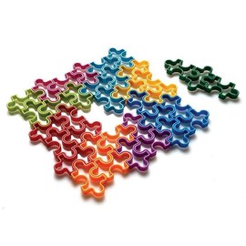 The Happy Puzzle Company IQ Jigsaw - The Ultimate Jigsaw Puzzle Challenge - 120 Multi-Level Challenges, Fit Nine Jigsaw-Shaped Puzzle Pieces into a 6x6 Grid - Test Your Spatial Skills and Logic