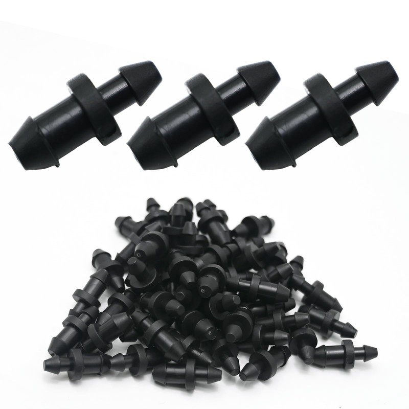 CADUFUELLY 50 PCS 1/4 inch Drip Fitting End Plug, Drip
