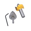 1/2in Router Bit 6 Bearing Slot Cutter for Multiple Depth
