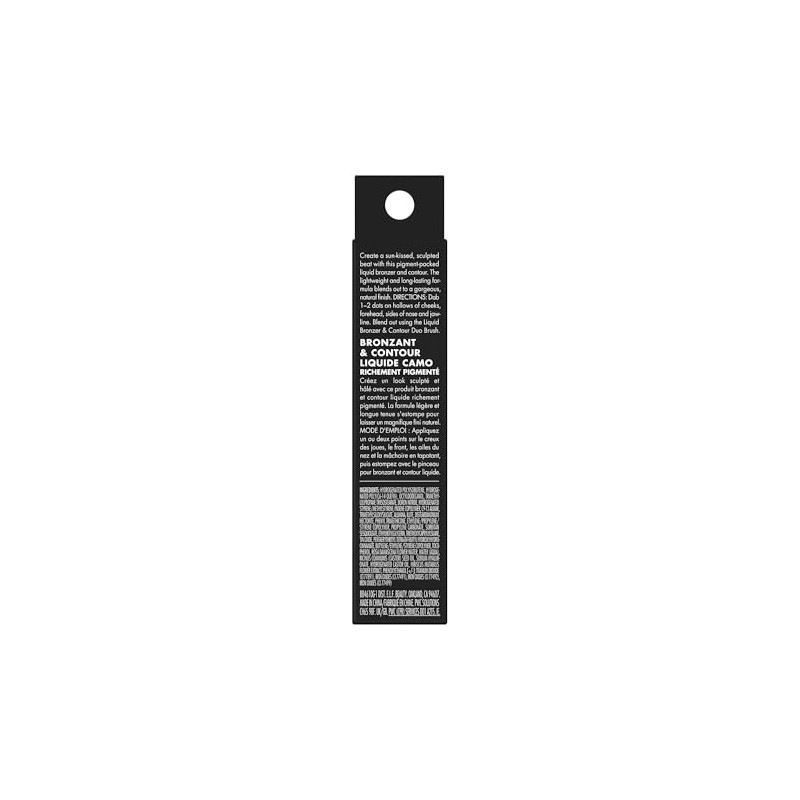e.l.f. Camo Liquid Bronzer & Contour, Silky Pigmented Formula, Long-Lasting