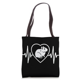 Heartbeat Degu Lover Tote Bag
