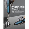 DongCheng 4V Cordless Electric Screwdriver, 2000mAh Battery Powered Rechargeable Screwdriver