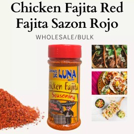 Sanchez De Luna Fajita Sazon Rojo (Red Fajita Seasoning) Deluna Spices - 6oz - Red Marinade