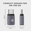 Afterplug USB C Extension Adapter, USB-C Male to Female, Thunderbolt
