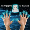 Lector de Huellas Dactilares USB Pequeño, Portátil 0.5S Detección de