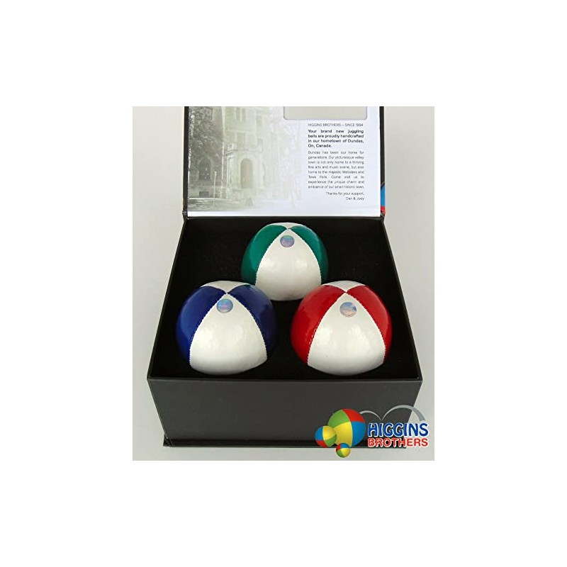 Higgins Brothers World's Finest Juggling Kit. Three Canadian Made Juggling