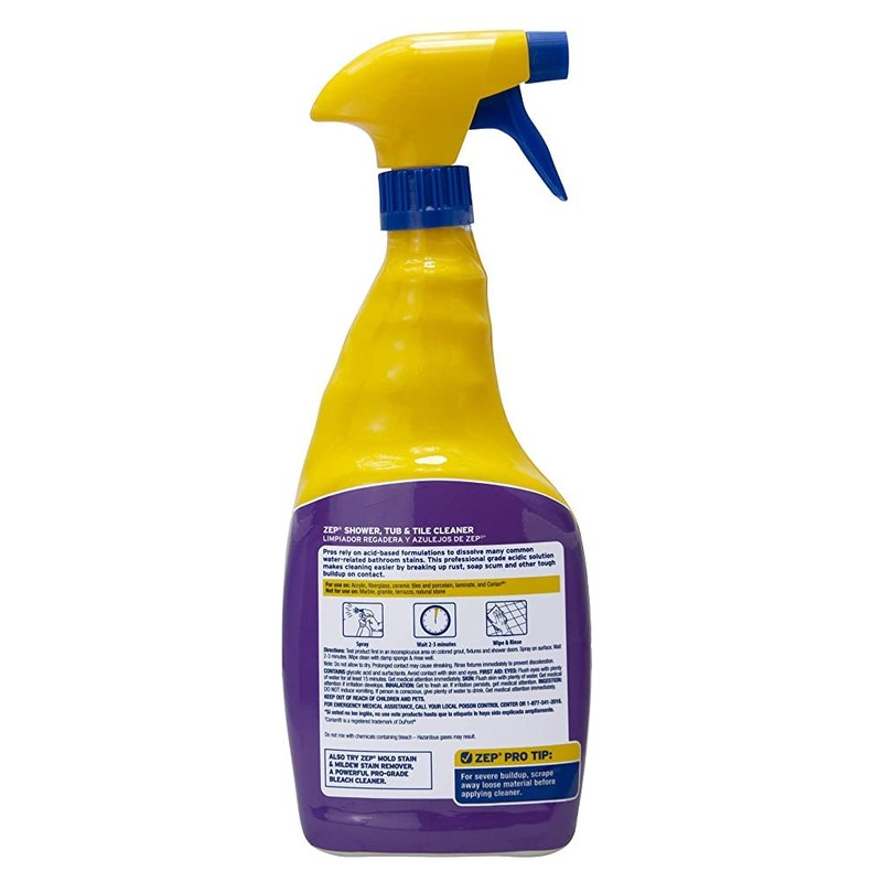 Zep Shower Tub and Tile Cleaner, 32 Fl Oz