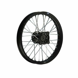 Steel Rim 17 Inch Front Black Suitable for Almost All Models with 15 mm Axle Dirt Bike, Pit Bike, Xmotos, MotoCross