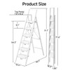 SOLADDER 6 Step Ladder, Anti-Slip and Foldable Step Ladder for