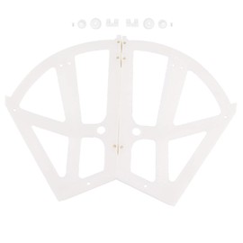 M?bel Hinge Shoes, 2 Pieces Home ABS Solid Two Layers Shoe Cabinet Shelf Rack Holder Hinges Accessories Cabinet Hinges Turing Rack Replacement Fittings for Living Room