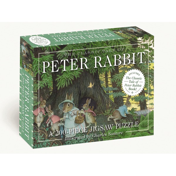 The Classic Tale of Peter Rabbit 200-Piece Jigsaw Puzzle and