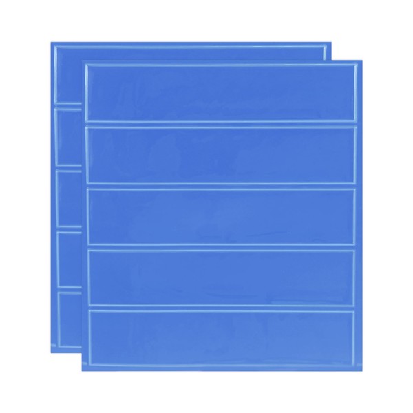 MECCANIXITY Reflective Stickers, Waterproof Adhesive Night Warning Sticker 4.5" x