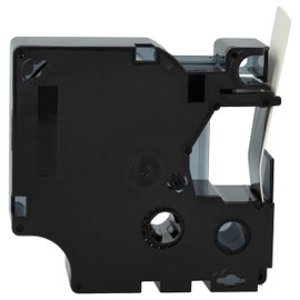 vhbw 3x Label Tape Cartridge Compatible with Dymo Rhino 6000, 5200, 4200 Label Printer, Black on White, Heat Shrink Tube Cassette, 19mm