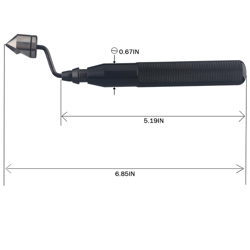 Deburring Countersink Tool Set, Askwhy RD16.5-BC1651 Countersink Hand Reamer, Great