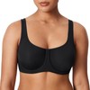 Delimira Women's Confishape Underwire Unlined Bra Full Coverage Plus Size